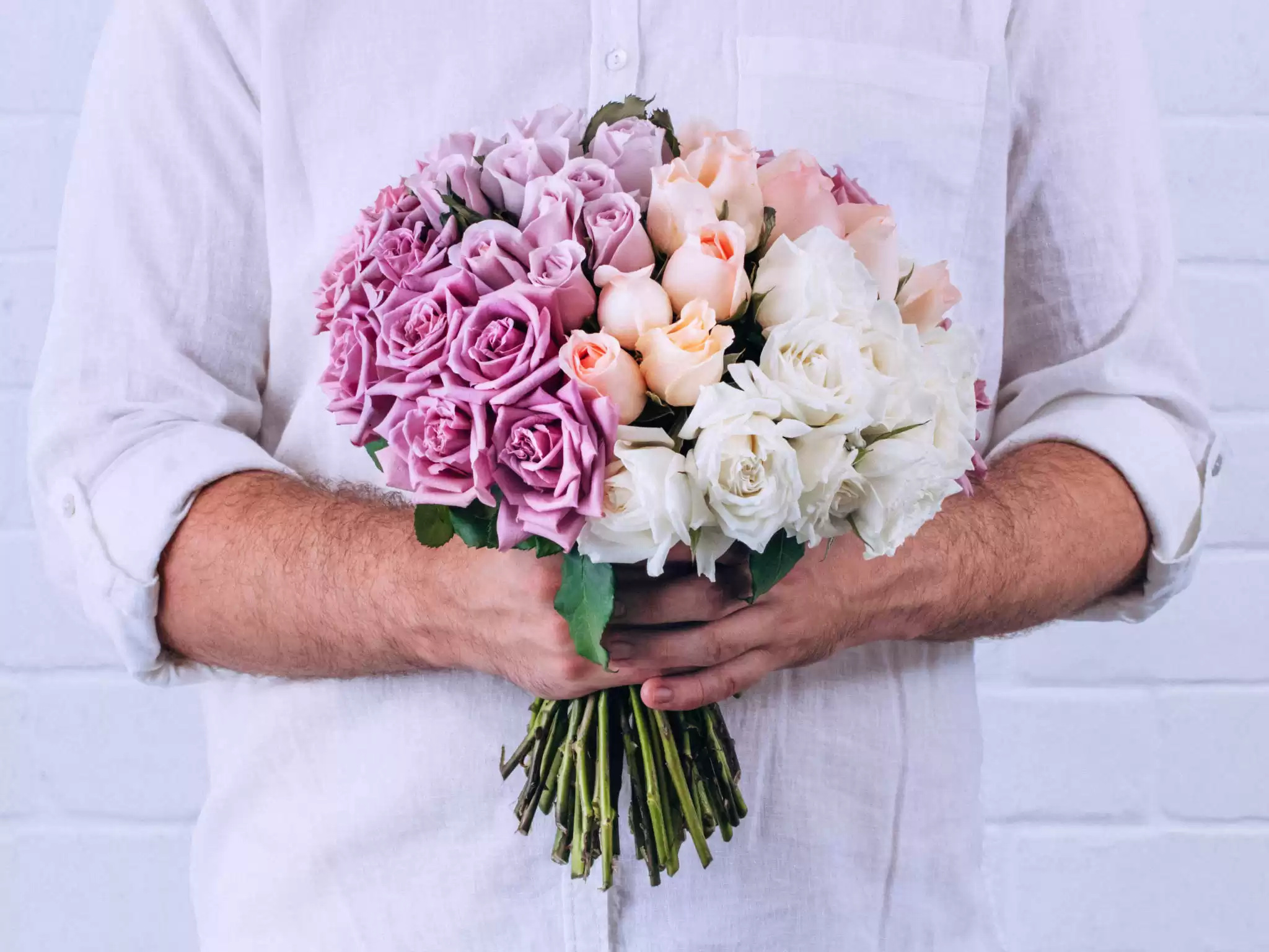 Buquê de Rosas, Lisianthus